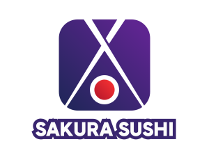 Blue Sushi App logo design