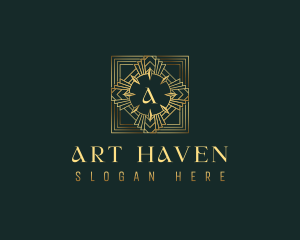 Luxury Art Deco logo design