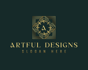 Luxury Art Deco logo design