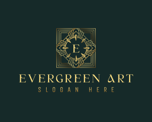 Luxury Art Deco logo design