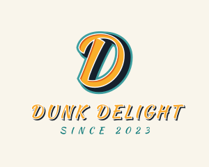 Record Label Letter D logo design