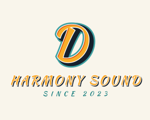 Record Label Letter D logo
