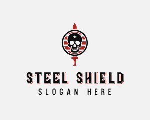 Skull Sword Mercenary logo