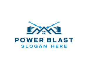 Power Cleaning Maintenance logo design