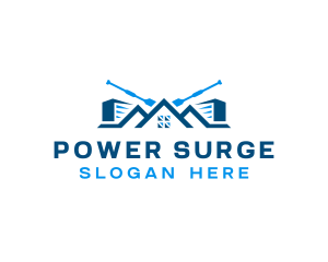 Power Cleaning Maintenance logo design