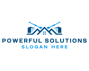 Power Cleaning Maintenance logo design