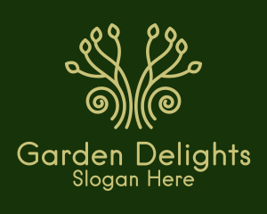 Eco Garden Plant logo design