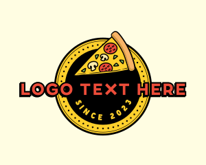 Pizza Restaurant Emblem logo