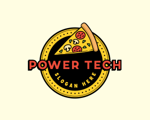 Pizza Restaurant Emblem Logo