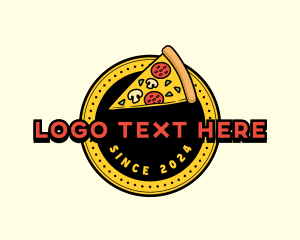 Pizza Restaurant Emblem logo