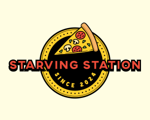 Pizza Restaurant Emblem logo