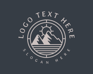 Simple Mountaineering Hills logo