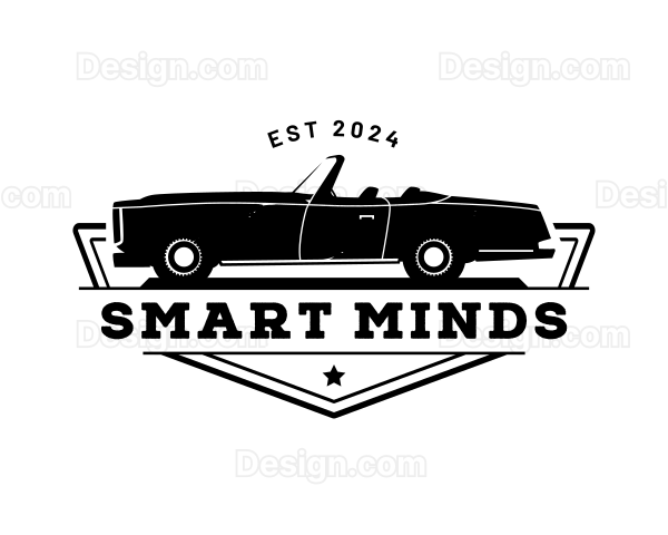 Classic Car Garage Logo