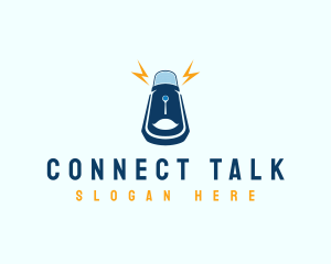 Podcast Talk Mic logo design