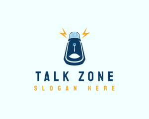 Podcast Talk Mic logo design