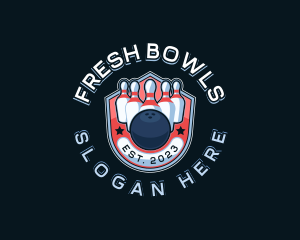 Bowling Pin Sport logo design