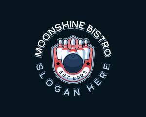 Bowling Pin Sport logo design