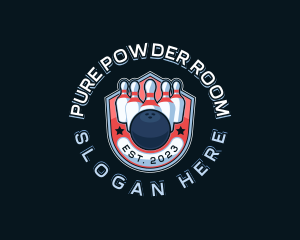 Bowling Pin Sport logo design