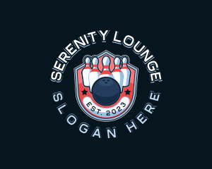 Bowling Pin Sport logo design