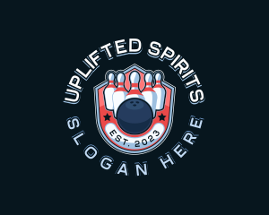 Bowling Pin Sport logo design