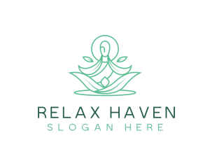 Lotus Relaxing Yoga logo design