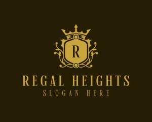 Regal Monarchy Crown logo design