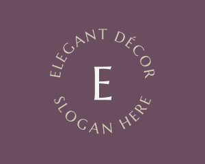 Elegant Boutique Brand logo design