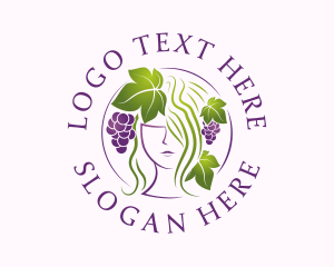 Grape Vineyard Lady logo