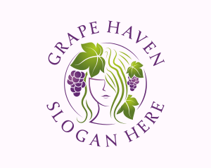 Grape Vineyard Lady logo