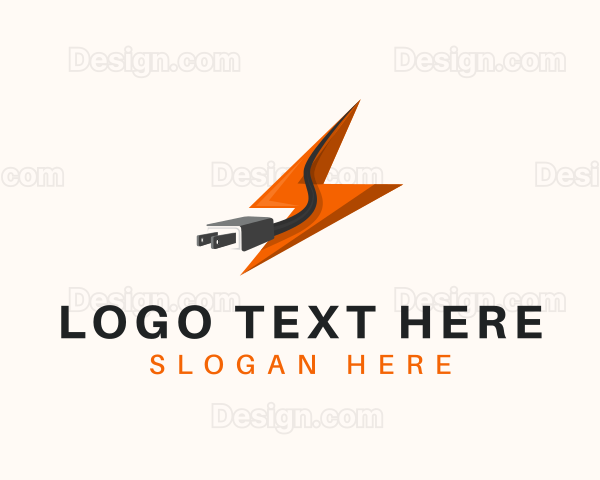 Electrical Power Plug Logo