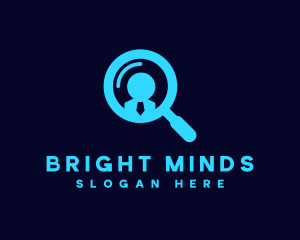 Employment Hiring Magnifier logo