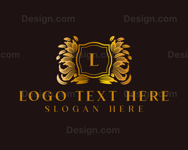 Premium Leaf Wreath Logo