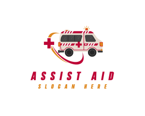 Medical Emergency Ambulance logo design