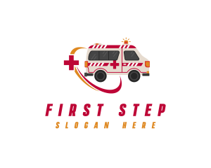 Medical Emergency Ambulance logo design