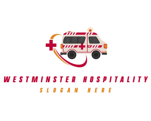 Medical Emergency Ambulance logo design