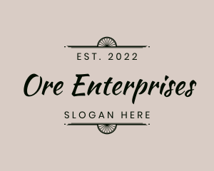 Generic Fancy Firm logo design