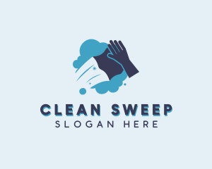 Sanitary Cleaning Wipe logo design