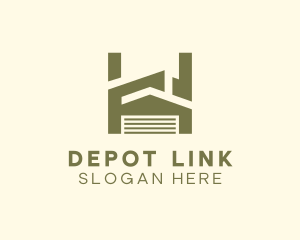 Industrial Storage House logo design