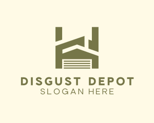 Industrial Storage House logo design