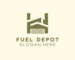 Industrial Storage House logo design