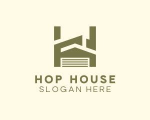 Industrial Storage House logo design