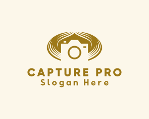 Luxury Camera Photography logo design