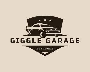 Automotive Sedan Garage logo design