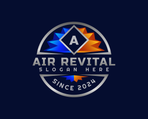 Hot Cold Ventilation logo design