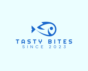 Happy Blue Fish  logo