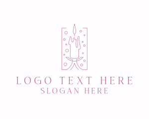 Handmade Artisanal Candle logo