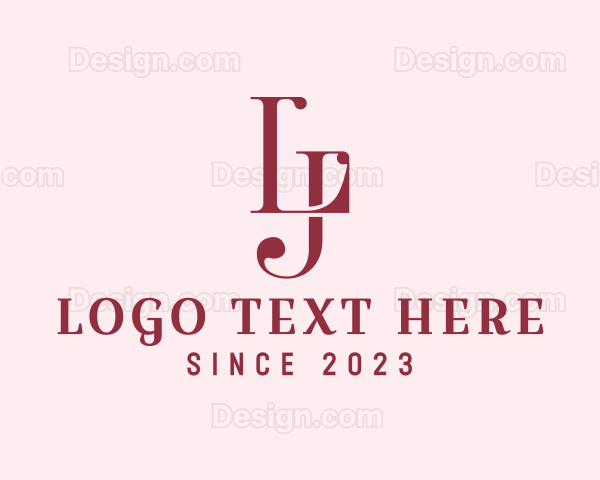 Fashion Apparel Monogram Logo