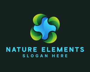 Natural Medicine Leaf logo design