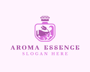 Flower Scent Perfume logo design