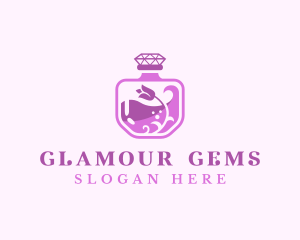 Flower Scent Perfume logo design